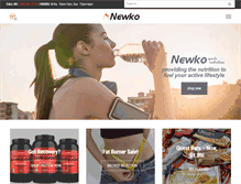 Tablet Screenshot of newkosportsnutrition.com